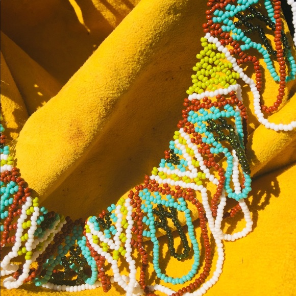 Gift Handmade Beaded Choker Necklace Earrings Brand new. Stunning workmanship. - Picture 8 of 8